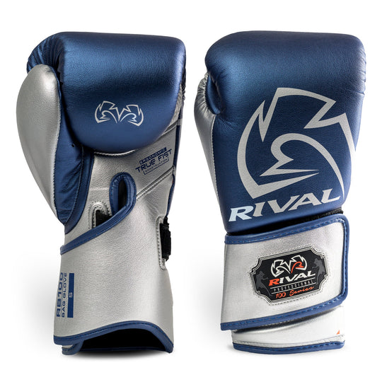 RIVAL RB100 Professional Bag Gloves - Blue/Silver