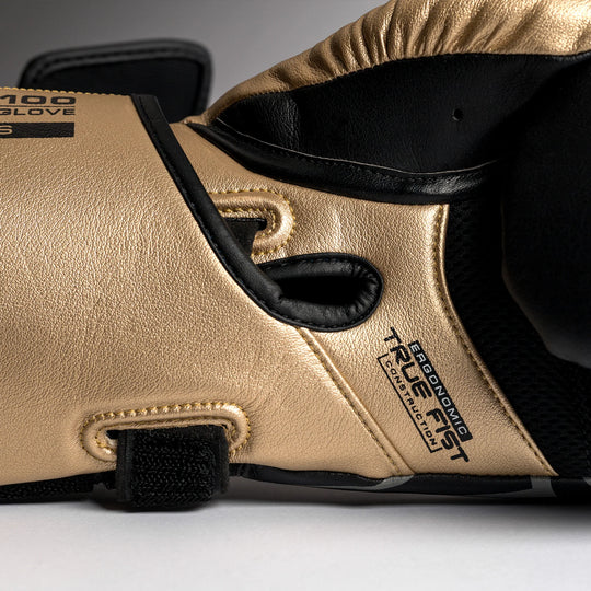 RIVAL RB100 Professional Bag Gloves - Black/Gold