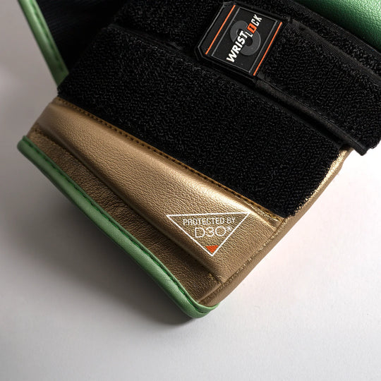 RIVAL RB100 Professional Bag Gloves - Green/Gold