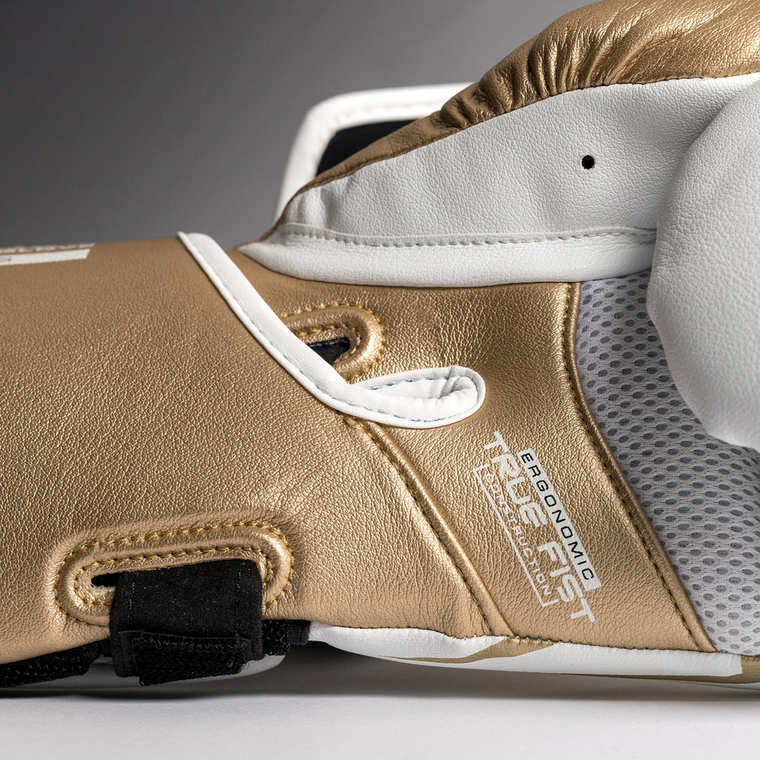 RIVAL RB100 Professional Bag Gloves - White/Gold