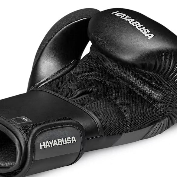 Hayabusa S4 Boxing Gloves - BLACK
