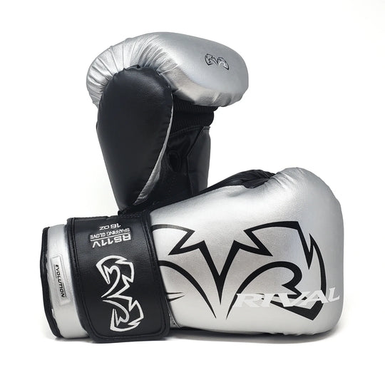 RIVAL RS11V EVOLUTION SPARRING GLOVES - Silver